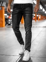 Černé pánské džíny regular fit Bolf R903