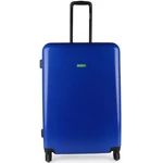 United Colors of Benetton Skořepinový cestovní kufr Cocoon L 96,5 l - modrá