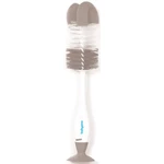 BabyOno Take Care Brush for Bottles and Teats kefa na čistenie 2 v 1 Grey 1 ks