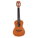 Andrew 23 Inch Round C Barrel Shape Log Color Ukulele for Guitar Player