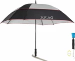 Jucad Telescopic Windproof With Pin Black/Silver/Red ombrelli