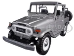 Toyota FJ40 FJ 40 Convertible Silver 1/24 Diecast Model Car by Motormax