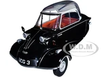 Messerschmitt KR200 Bubble Top Black with Red Interior 1/18 Diecast Model Car by Oxford Diecast