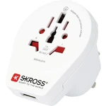 Skross 1500267 cestovný adaptér  Country Adapter World to UK USB