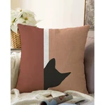 Obliečka na vankúš s prímesou bavlny Minimalist Cushion Covers Kitten, 55 x 55 cm