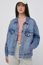 Rifľová bunda Levi's A1743.0004-MedIndigoW, dámska, prechodná, oversize