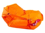 BEANBAG Sedací pytel 189x140 comfort s popruhy fluo orange