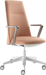 LD SEATING Kancelářské křeslo MELODY DESIGN 785-FR, F40-N0, kříž hliník bílý