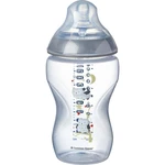 Tommee Tippee Kojenecká láhev C2N 340 ml 3 m+ šedá se sovičkami