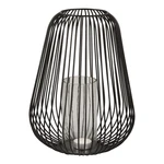 Čierny stolový lampáš PT LIVING Lantern, výška 30 cm