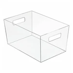 Úložný priehľadný box iDesign Clarity, 30,6 × 20,7 cm