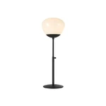 Čierna stolová lampa Markslöjd Rise, výška 75 cm