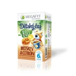 MEGAFYT Dětský čaj broskev a citrón BIO 20 x 2 g