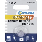 Conrad energy CR1216 gombíková batéria  CR 1216 lítiová 25 mAh 3 V 1 ks