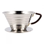 Edelstahl Kaffee-Tropfer Kalita „Wave #185“