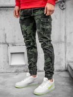 Pantaloni joggers cargo verde-închis Bolf CT6019