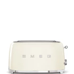 Toaster, nuanța crem, 50's Retro Style P2x2 1500W - SMEG