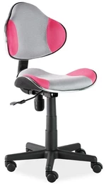 SIGNAL dětská židle Q-G2 šedo-růžová