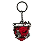 Kulcstartó Cyberpunk 2077 Samurai Logo Metal (Good Loot)