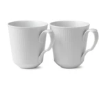 Hrnek White Fluted, 37 cl, 2 ks - Royal Copenhagen