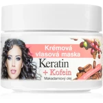 Bione Cosmetics Keratin + Kofein krémová maska na vlasy 260 ml