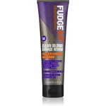 Fudge Clean Blonde Damage Rewind fialový tónovací šampón pre blond a melírované vlasy 250 ml