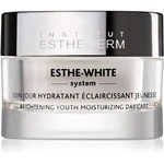 Institut Esthederm Esthe White Brightening Youth Moisturizing Day Care omladzujúca denná starostlivosť pre rozjasnenie a hydratáciu pleti 50 ml