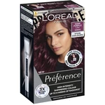 L'Oréal Paris Préférence Vivid Colors permanentná farba na vlasy 4.261 Venice - Dark Purple, 60+90+54 ml