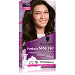 Schwarzkopf Perfect Mousse permanentná farba na vlasy odtieň 400 Icy Espresso 2x35 ml