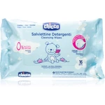 Chicco Cleansing Wipes Blue detské jemné vlhčené obrúsky 16 ks