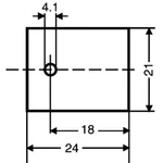 Fischer Elektronik GS 218 sľudová podložka (d x š) 24 mm x 21 mm Vhodný pre TO-218 1 ks