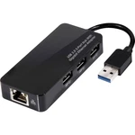 club3D CSV-1430 3 + 1 port USB 3.0 hub  čierna (lesklá)