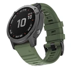 Silikonový řemínek outdoor RhinoTech pro Garmin QuickFit 22 mm, tmavě zelená