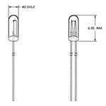 21616300 speciální žárovka čirá T3/4 WT 16 V 30 mA