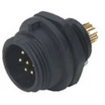 Deltron Connectors DELKSP1312/P7, kulatý konektor DIN, Provedení konektoru: zástrčka, vestavná IP68, nylon 6.6 UL 94V-0, pólů 7, 1 ks