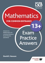 Mathematics for Common Entrance 13+ Exam Practice Answers