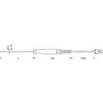 Teplotní čidlo Greisinger GTF 1200, typ K, -200 až +1150 °C, 100940