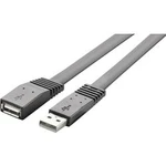 USB prodlužovací kabel Renkforce 1x USB 2.0 zástrčka ⇔ 1x USB 2.0 zásuvka 2 m, černá