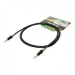 Jack audio kabel Hicon HBA-3S-0030, 0.30 m, černá