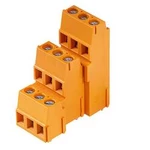 Třípatrové svorky Weidmüller LM3R 5.08/60/90 3.5SN OR BX 1769800000, 2.5 mm², Pólů 60, oranžová, 5 ks