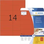 Herma 5059 etikety 105 x 42.3 mm papír červená 280 ks permanentní univerzální etikety, etikety signální inkoust, laser, kopie 20 Blatt A4