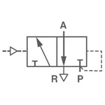 Pneumatický ventil Norgren V50A4D3A-XA090, 3/2-cestné, G 1/8, 24 V/DC