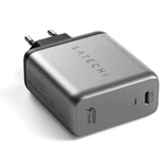 Nabíjačka do siete Satechi 100W USB-C PD GaN - Space Grey (ST-UC100WSM-EU) nabíječka do sítě • 1× USB-C • max. výkon 100 W • podpora rychlonabíjení US