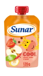 Sunar Cool ovoce Jahoda, banán, jablko kapsička 120 g