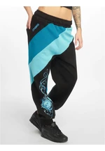 Skull Sweat pants black/turquoise