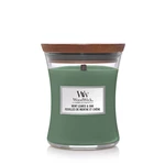 WOODWICK Vonná sviečka váza stredná Mint Leaves & Oak 275 g