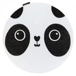 Dětský kusový koberec Petit Panda white kruh-140x140 (průměr) kruh