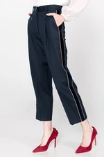 Tommy Hilfiger Trousers - ICON PLEATED PANT dark blue