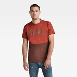 Tričko - G-star RAW 7411 C&amp;S tee oranžové