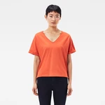 G-STAR T-shirt - Joosa v-neck tee orange